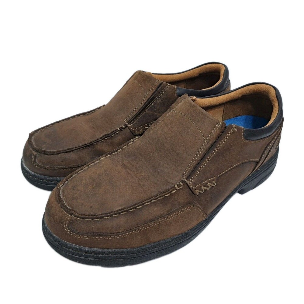 Timberland Pro Men's 9.5 Wide Branston ESD Alloy Safety Toe Work Shoes Leather